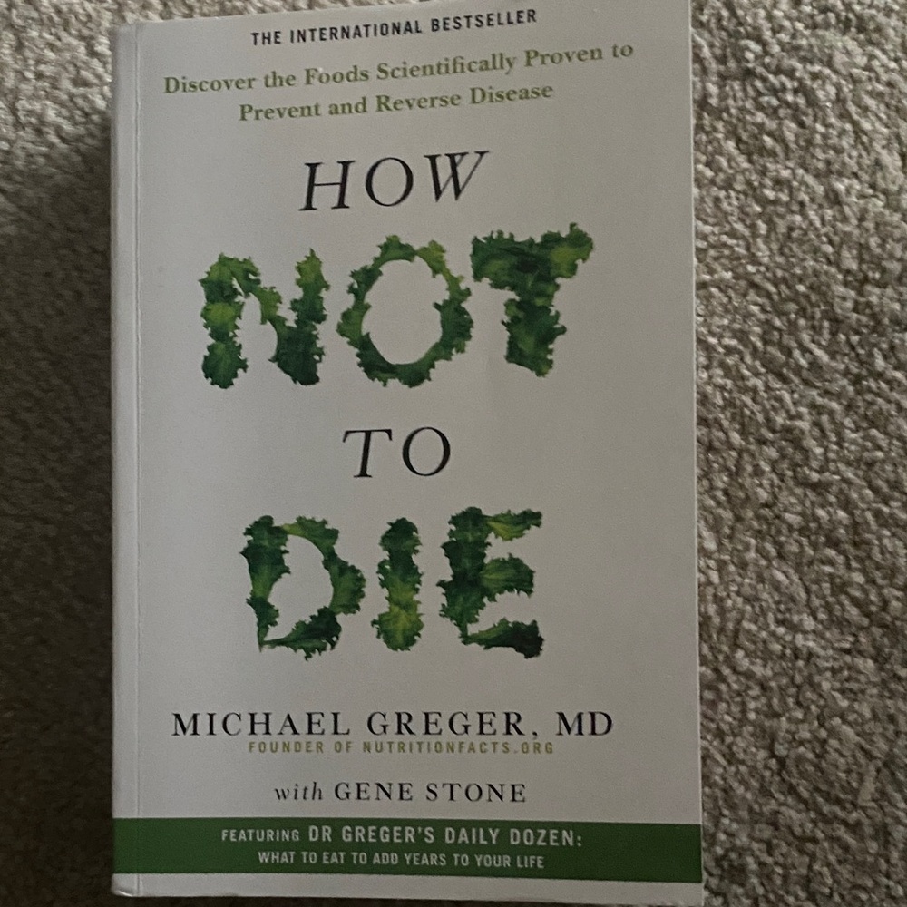 Book how not to die. Read once excellent condition